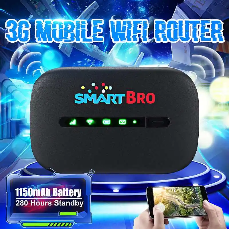 

WIFI router Portable wifi 1150mAh Black E5330 Supports 10 Users for Car Home Mobile Travel Camping