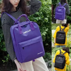 Новый стильный письменный рюкзак для мальчиков и девочек, Школьный Рюкзак Для Путешествий, сумка из парусины для ноутбука