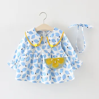 

2019 Autumn Children's Dresses Girls Cotton Dress Children's Clothing Wholesale 0-3 Years Q095
