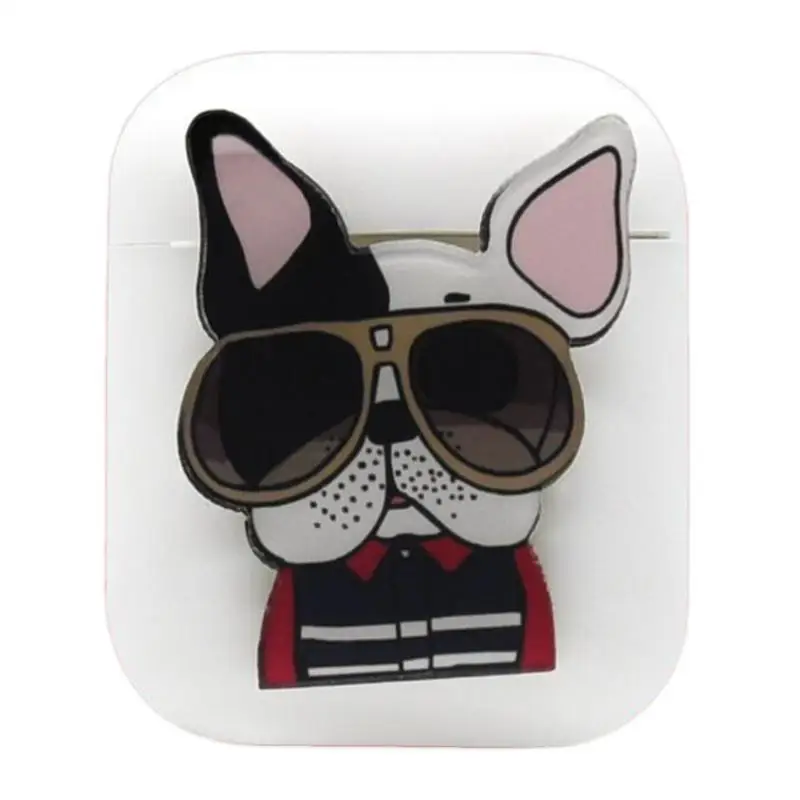 New Cute Wireless Bluetooth Headset Case Anti-fall Dustproof Cartoon Headset Box Silicone Storage Case For Airpods Apple