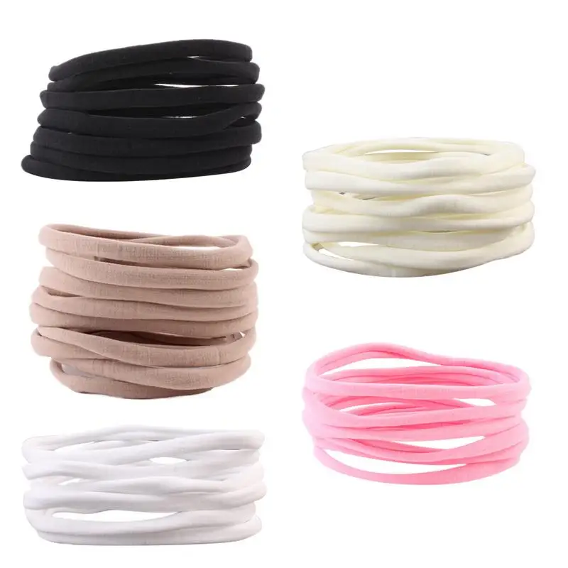 

10PCS /pack Seamless Elastic Hair Accessories Baby Hair Ring