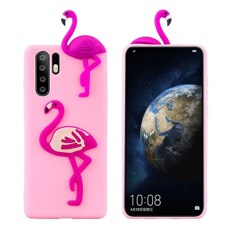 New Fashion 3D Cute Cartoon pattern Soft Silicone Practical Shockproof Slim Protective Case for Huawei P30 Pro | Мобильные телефоны