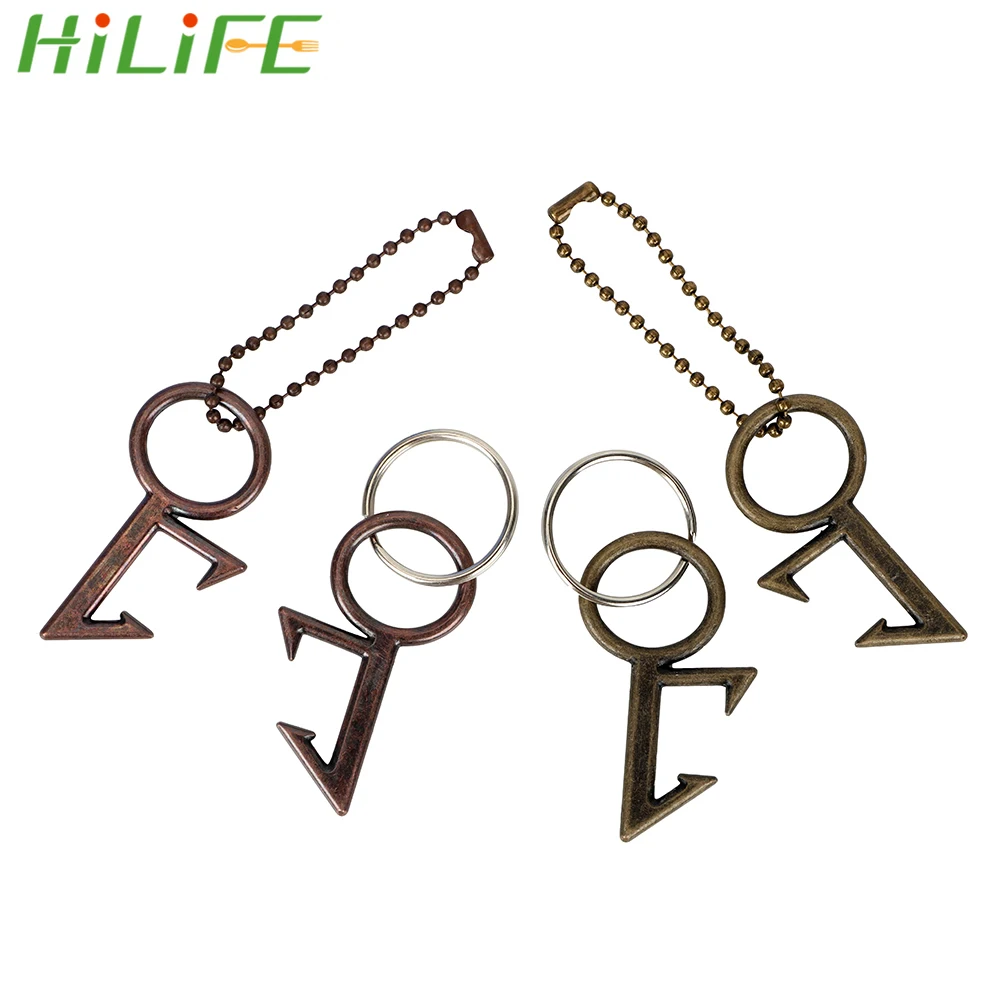 HILIFE открывалка для пивных бутылок из цинкового сплава креативный брелок ключей в