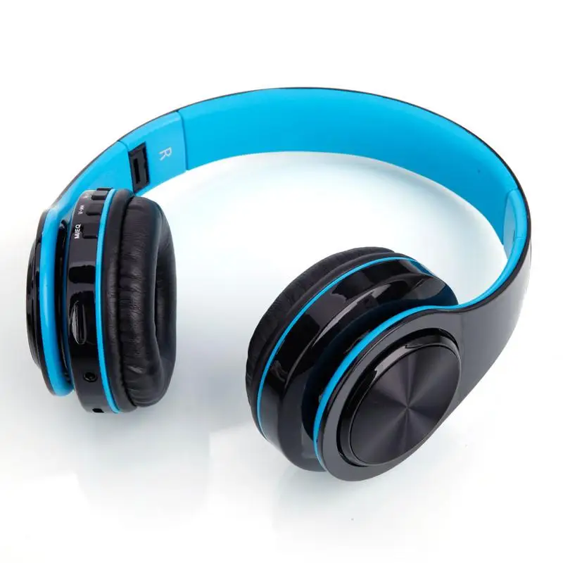 

Bluetooth Portable Wireless Headset With Microphone Noise Reduction Stereo Subwoofer Sports Music Black Blue Fashion Headphones