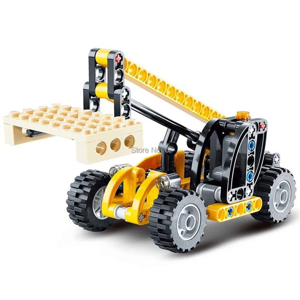 

3347 119pcs technical car telehandler 8045 building block Bricks Toy