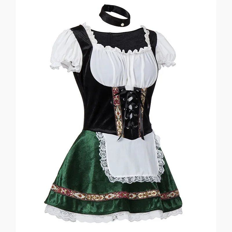 Взрослый Немецкий Октоберфест, нарядное платье, костюм разносчицы пива, плюс размер, Женский костюм для девочки из Баварской ткани