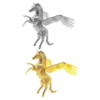 

Metal Puzzle 3D Metal Model Kit DIY Assembled Educational Toy Ornaments Holiday Gift Pegasus Metal 3D Jigsaw Puzzle Toy for Adul