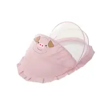 Детские кровать с противомоскитной сеткой Детские Москитная сетка детские кровать с противомоскитной сеткой юрта новорожденных складной(цвет коробка сумка)(oversize