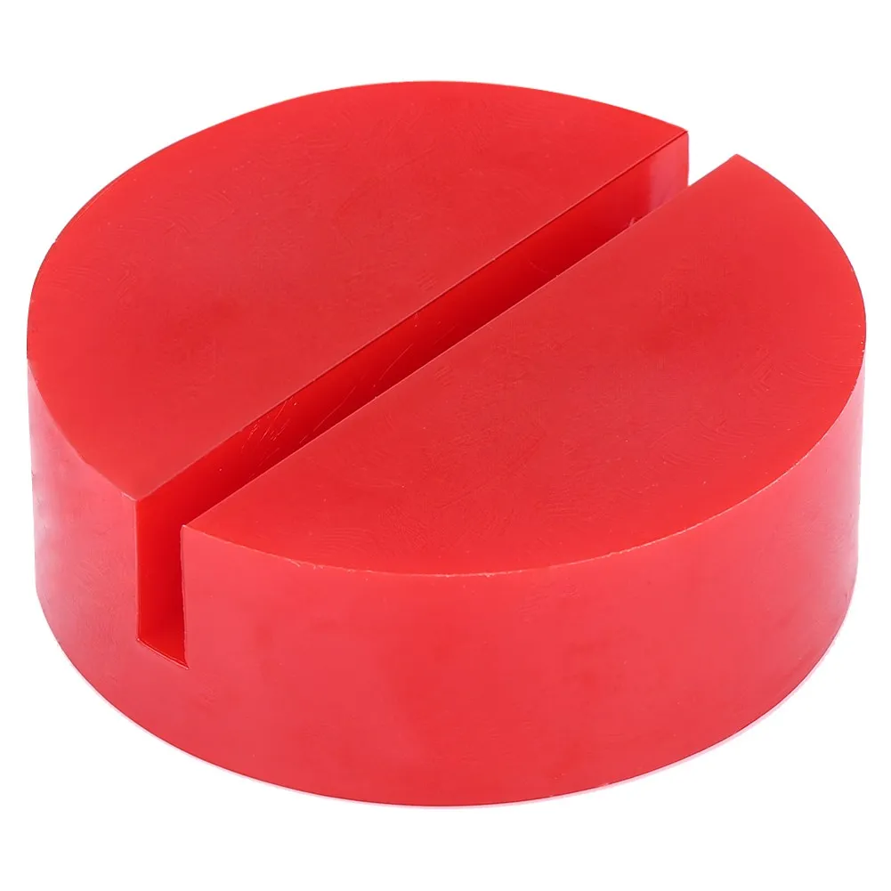 

Car Universal Slotted Frame Rail Floor Jack Pads Jacking Rubber Pad Adapter Red Pads Jacks for Auto Gommo Gearbox