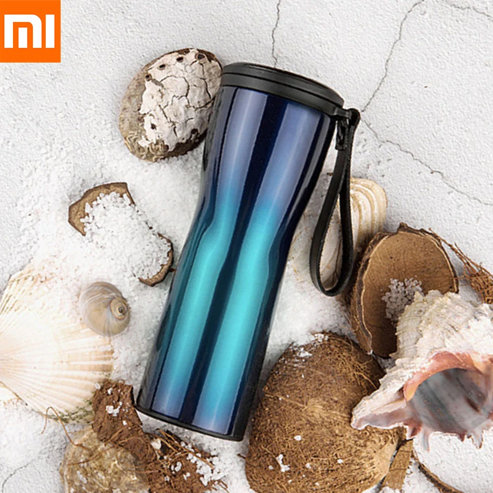 

Xiaomi Portable Coffee Tumbler Thermo Jug Moka Smart Cup OLED Touch Temperature Display Stainless Steel Coffee Cup 430ml