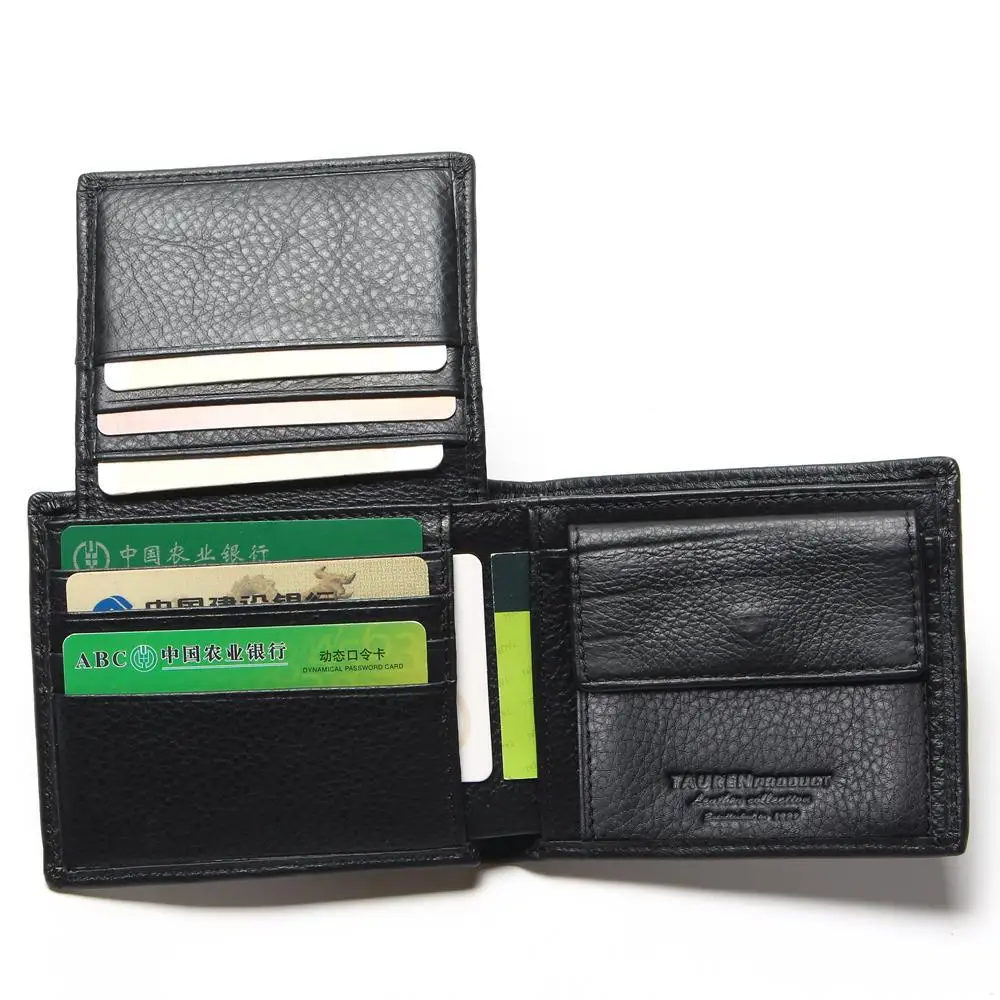 Продажа Мужской кошелек, продвижение, отличный, из натуральной коровьей кожи, черный, для офиса, мужские винтажные кошельки