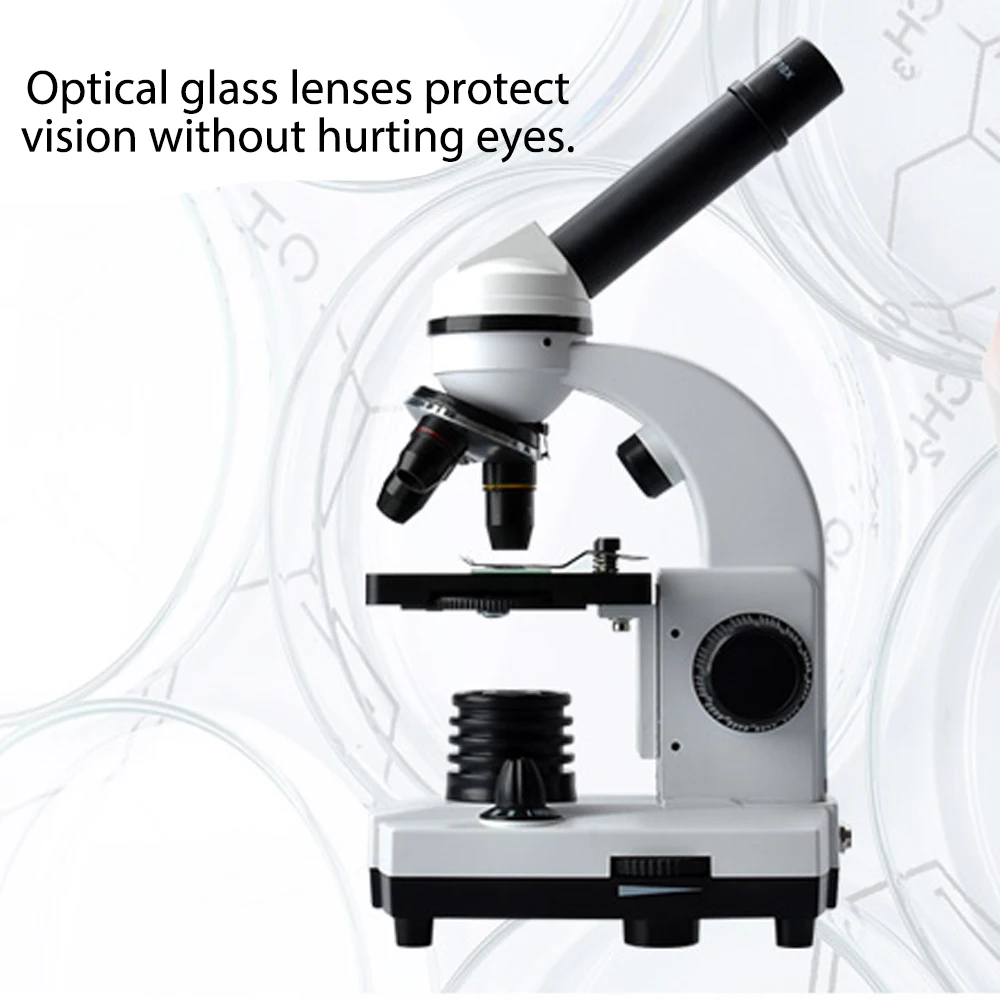 

1600x Children Student Science Experiment Microscope HD Detection Analysis Biological Instrument Microscopes Tool