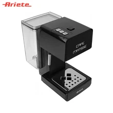 Рожковая кофеварка Ariete 1363 Matisse черный, компактный корпус, 900 Ватт, объм резервуара 1 литр, возможность приготовления капучино