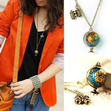 Fashion jewelry World Necklace Earth Day Gift World Map Necklace world map pendant Globe Earth map wanderlust necklace world globe map table desk lamp led night light kids gift educational interactive astronomy geographic map led earth lighting