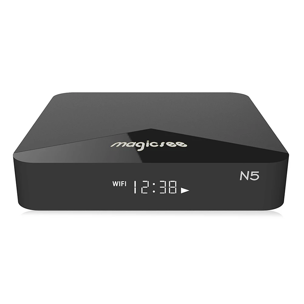 MAGICSEE N5 S905X 4 K HD ТВ Box Max 2 ГБ/16 ГБ Media Player четырехъядерный процессор ARM Cortex A53 для Smart