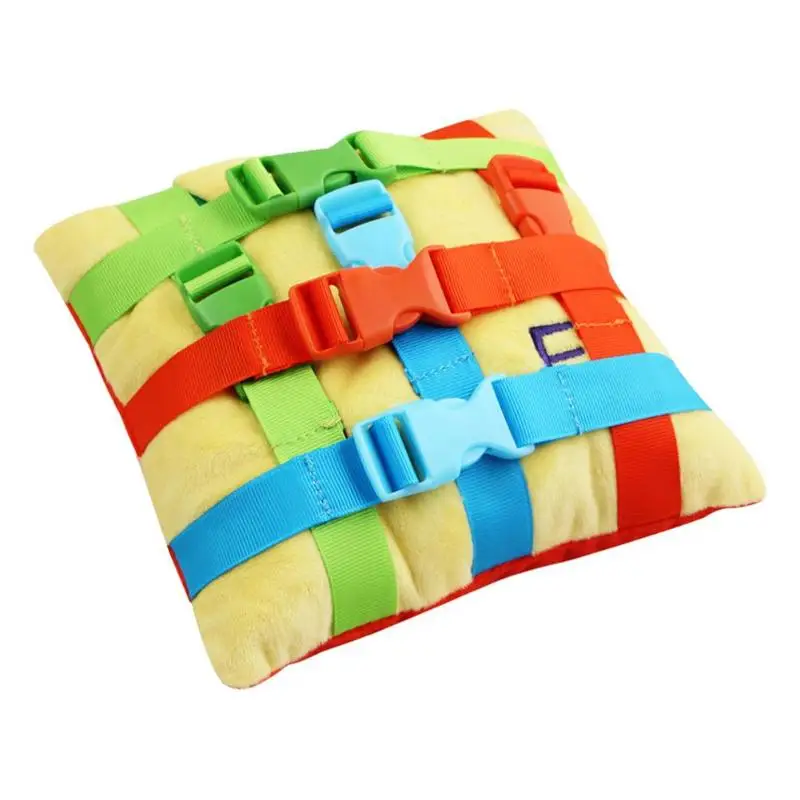 

Montessori Baby Buckle Toy Kids Basic Life Skill Training Early Educational Color Matching Learning Preschool Toys
