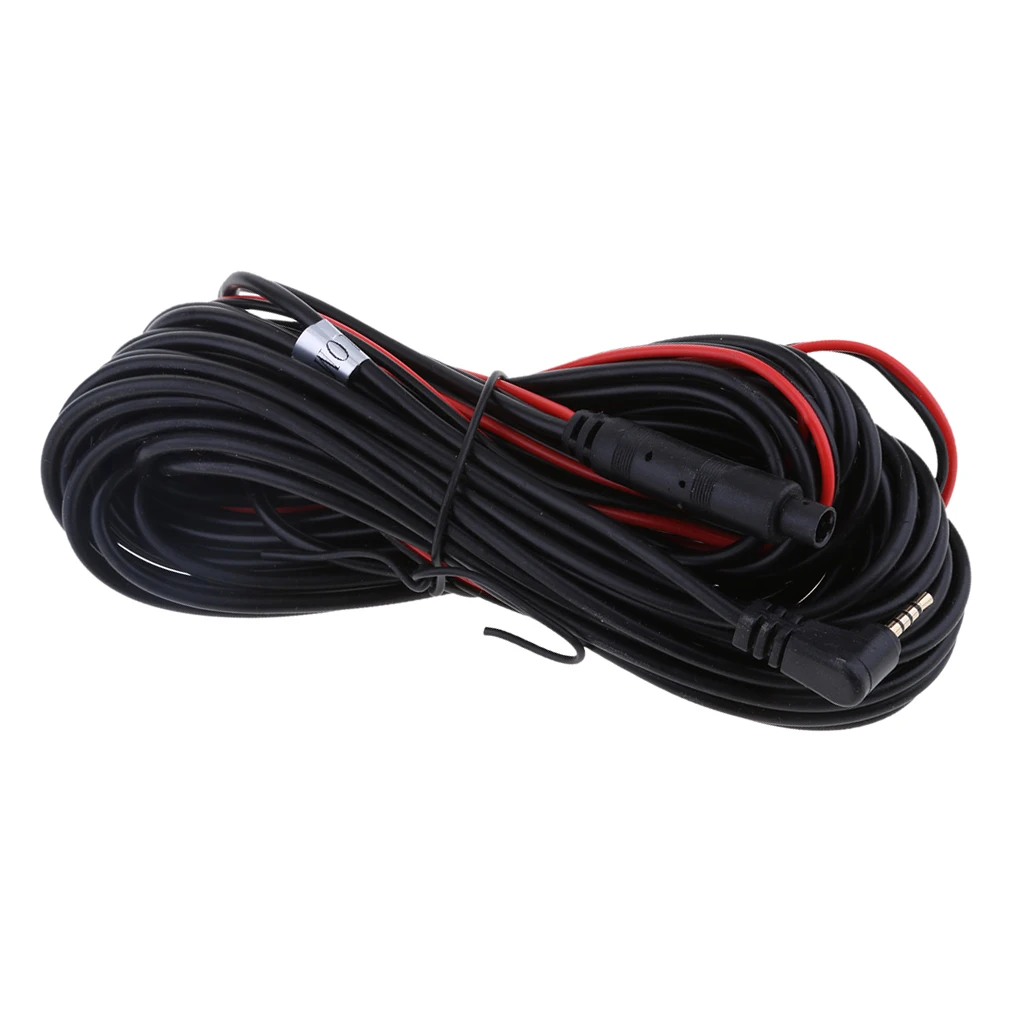 

Durable 4 Pin to 2.5mm RCA Video Extension Cables 10Meters 32Ft for Car Rear View Reverse Camera