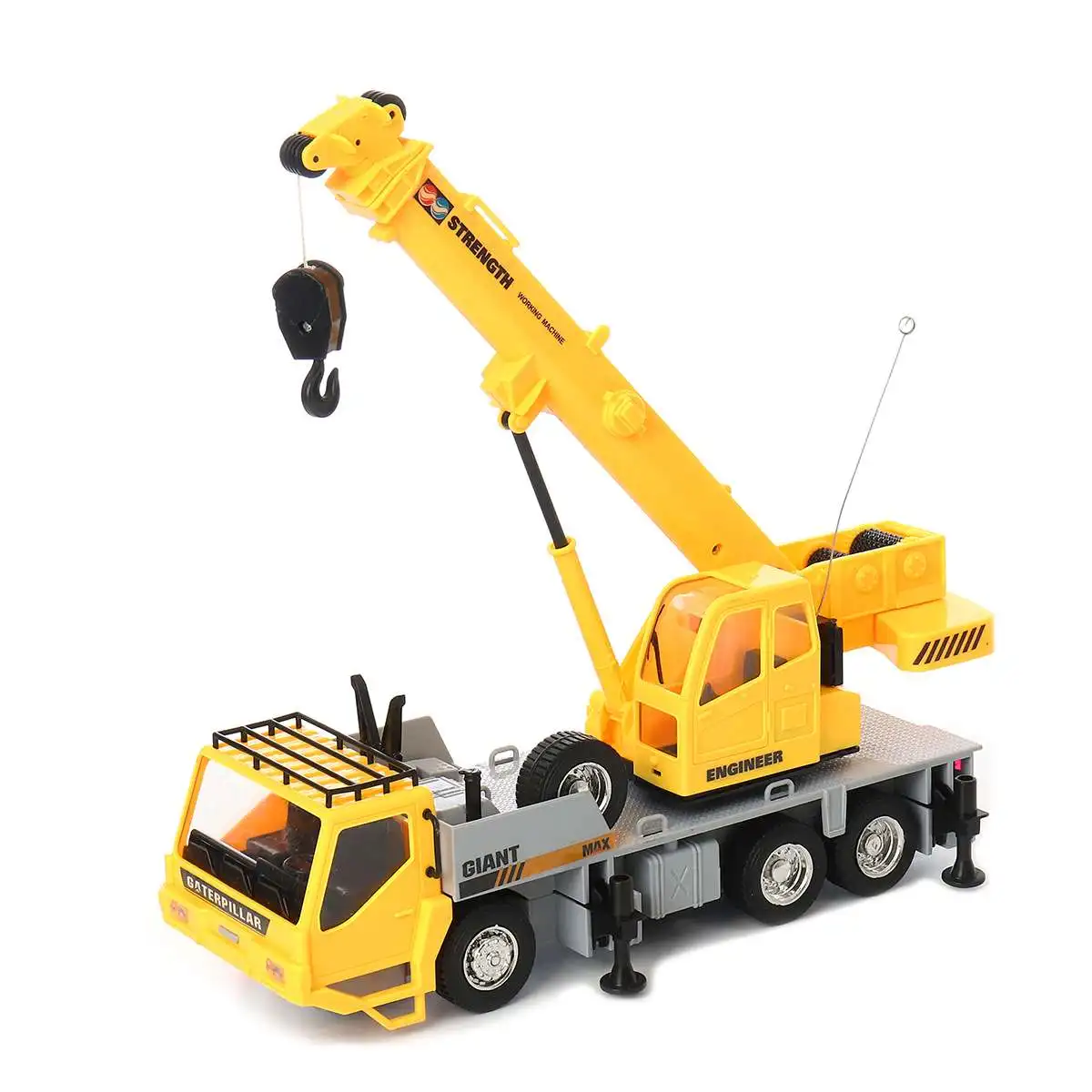 

Kids RC Car Construction Remote Control Truck Crane Toy Model Engineering Excavator Vehicles Tower With Light Sound Toys Gift