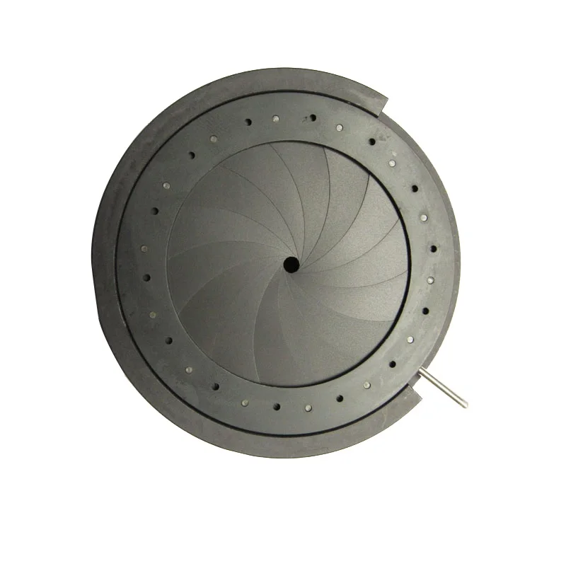  3-52 mm Adjustable Aperture Diameter Metal Zoom Iris Diaphragm Aperture Condenser for Microscope Ca