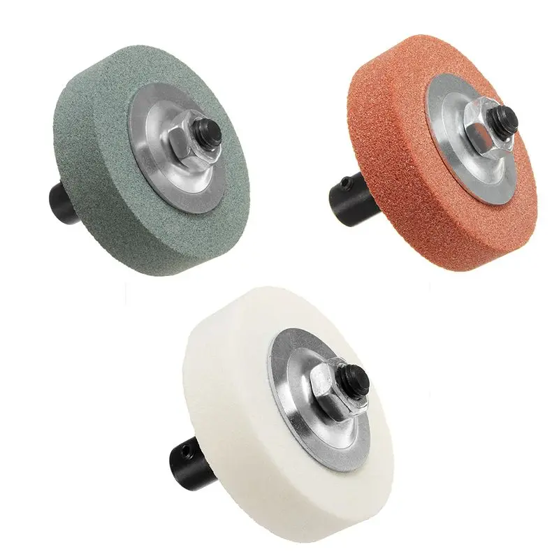 70x20x10mm 120-150 Grit Grinding Wheel Adapter Set Abrasive Tools Electric Drill Change Into Grinding Machine Wheel Plus