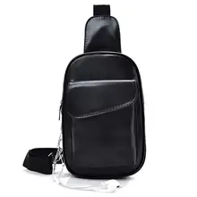 Водонепроницаемый мужские сумки через плечо сумка почтальона сумка пакет Повседневное сумка из кожи пу однобортная плечевой ремень пакет