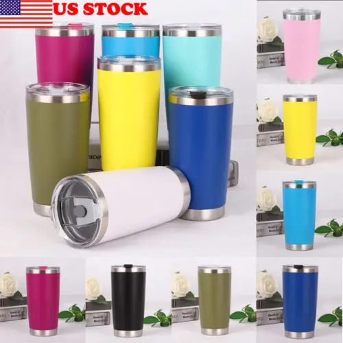 

20 oz Stainless Steel Vacuum Tumbler Insulated Travel Coffee Mug Cup Flask