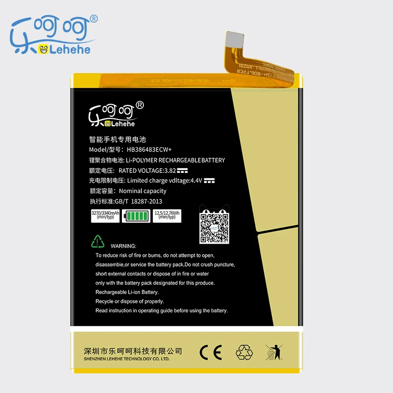 Новый LEHEHE HB386483ECW Аккумулятор для Huawei honor 6X G9 plus Maimang 5 MLA AL00 AL10 3340 мАч аккумулятор с
