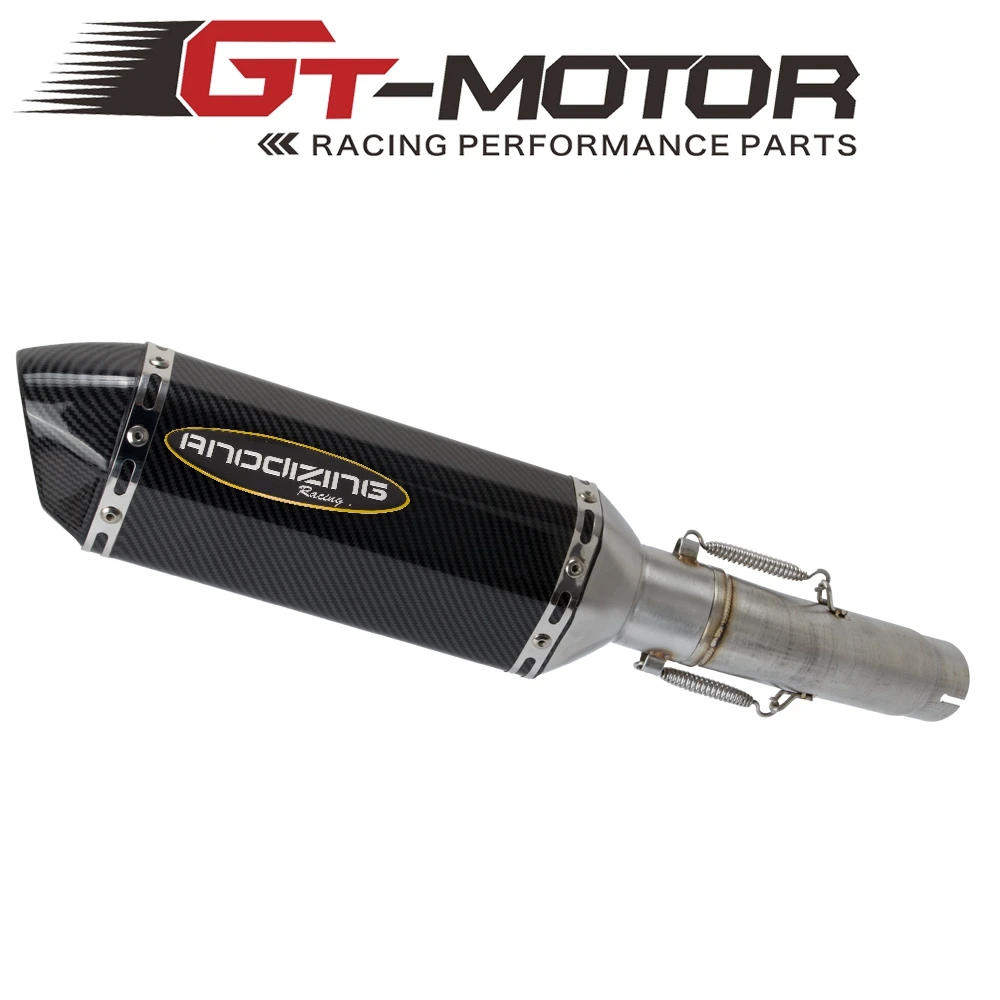 

Motorcycle Exhaust System Slip On Middle Pipe Link Muffler For H0NDA CB400 CB400SF VTEC All Year