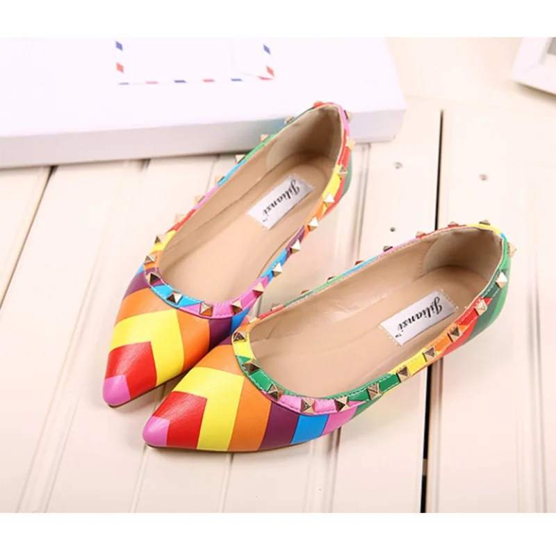 Partie pompes Ribbons Fraîcheur Color Gladiateur Chaussures with Femme Rivet Printemps De Mix Pompes Vigueur Tb06 Automne Bateau Chaussure Femmes Dames en Arc Zwx1q6q