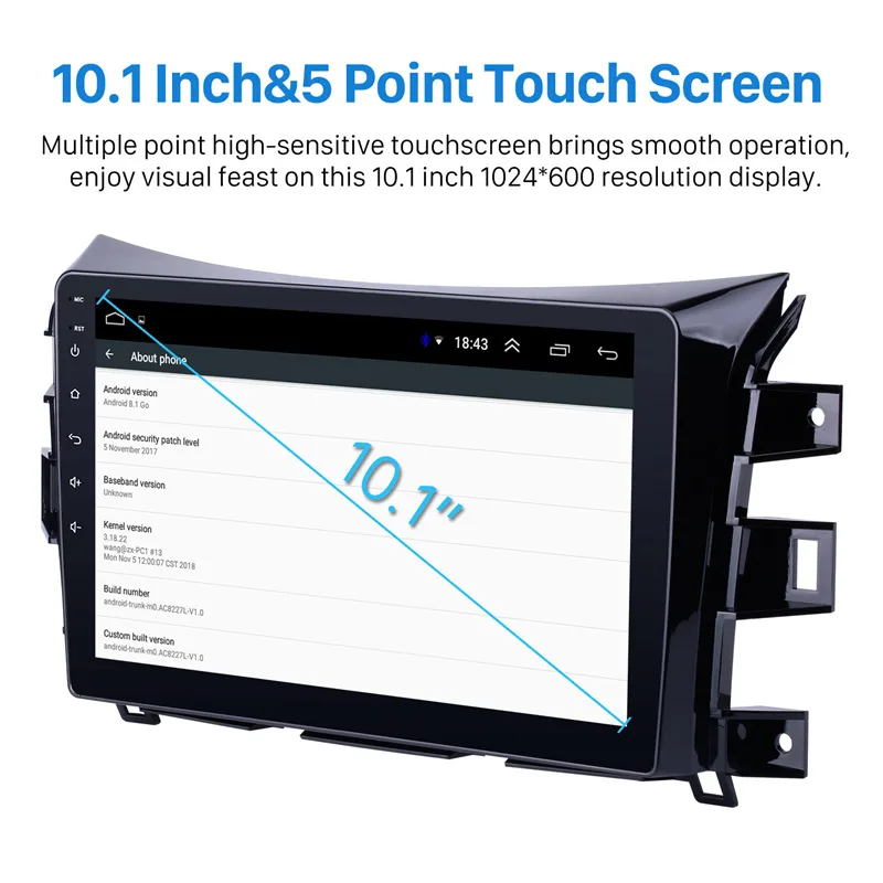 Seicane Android 8 1 10 &quotGPS автомобильное радио 2 Din для Nissan NAVARA Frontier NP300 2011 2012 2013 2014 2015 2016 Wifi