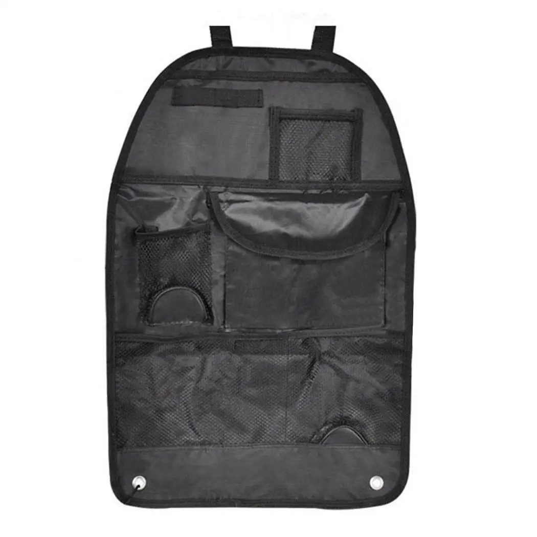 

Car Accessories Organizer Back Seat of Chair Car Multi Pocket Storage Black Bag