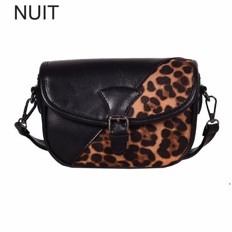 

Fashion Designer Shoulder Bag Women Leopard Print Pu Leather Casual Plush Crossbody Bag Bolsa Feminina Bag For Ladies Bolsos