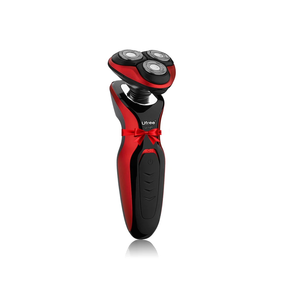 

Ufree U-121 Face Care Men Beard Trimmer Machine Rechargeable Electric Shaver 3D Triple Floating Blade Heads Shaving Razors 100