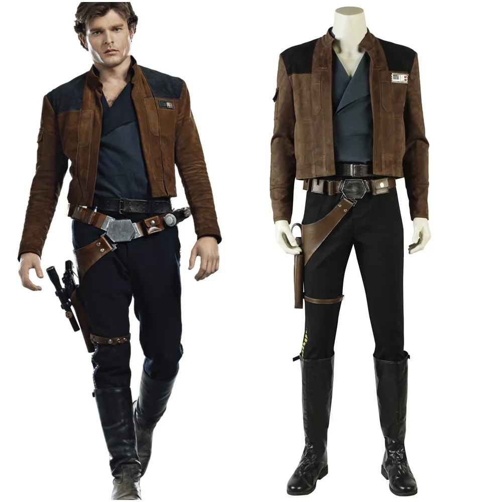 New Solo A Star Wars Story Han Solo Cosplay Costume Jacket -2851