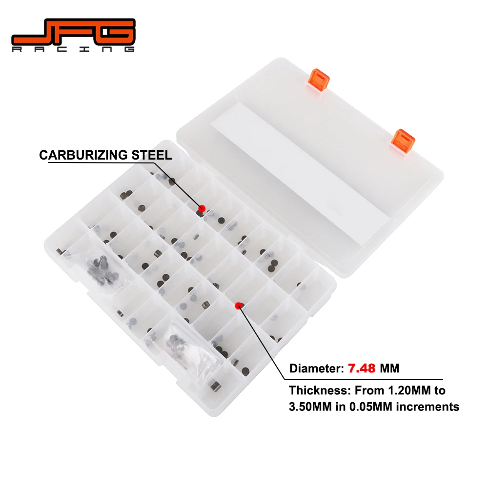 Rhino 47Pcs 9.48mm Valve Shim Kit Fit Honda CRF450R 2002-2020