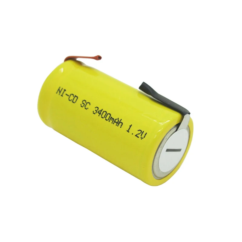 2 20 шт. SC Ni CD аккумуляторы 1 V 3400mah Sub C аккумуляторная батарея для Bosch Hitachi Dewalt