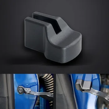 

Pair ABS Plastic Car Door Check Arm Cover Caps Trim fit For Ford Mustang 2015-2018