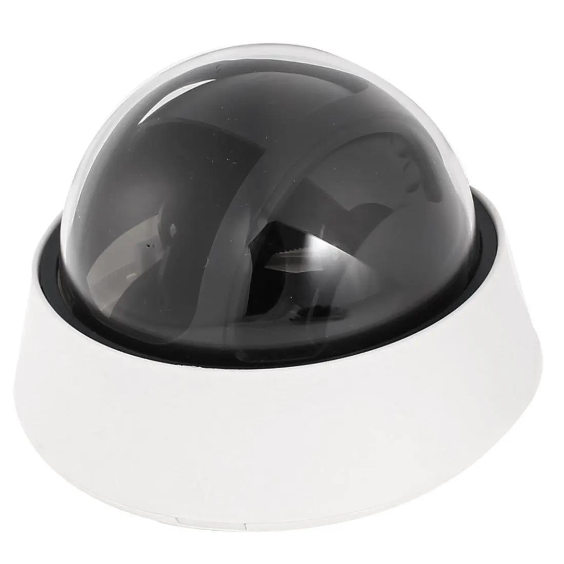 

Plastic Security CCTV CCD Dome Shape Camera Housing Cover Black+White