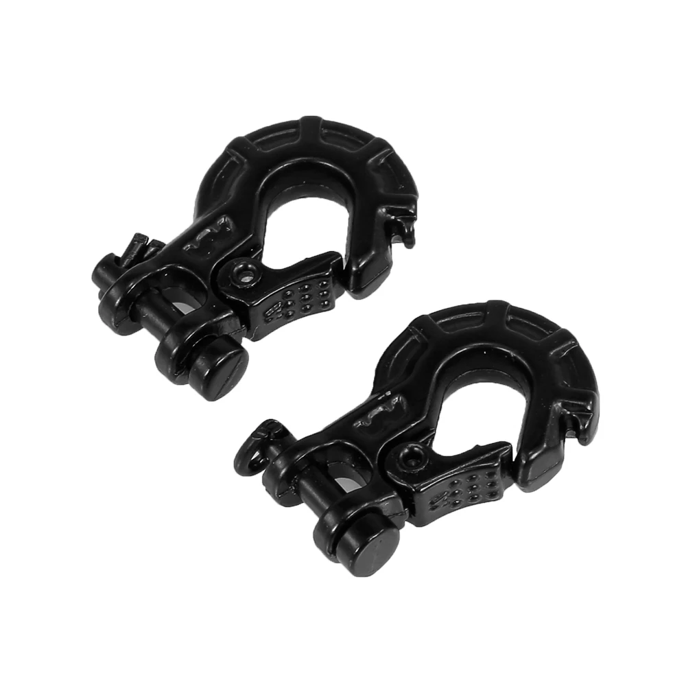 

Simulation Aluminum 2PCS Trailer Hook Winch Hook for 1/10 RC4WD TRX4 D90 AXIAL SCX10 RC Car Decoration Parts Vehicle Accessories