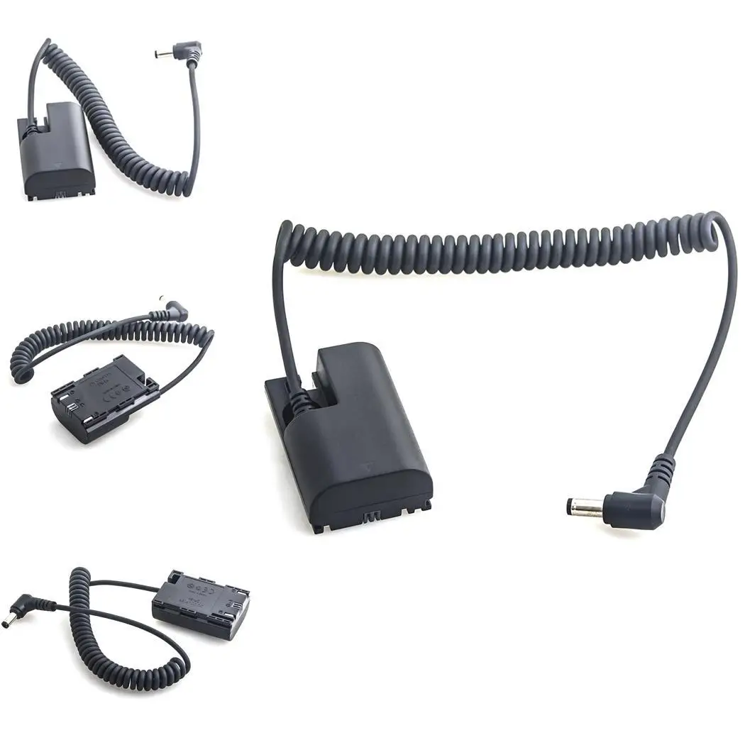 

DC 7.2V 5.5x2.1mm LP-E6 Dummy Battery It improves 5V USB voltage to around 8V DR-E6 DC Coupler for Canon