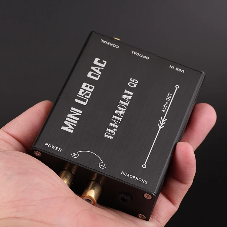 Q55 HIFI PCM2704 OTG ถอดรหัสเสียงคอมพิวเตอร์ภายนอก USB Sound Card เสียง