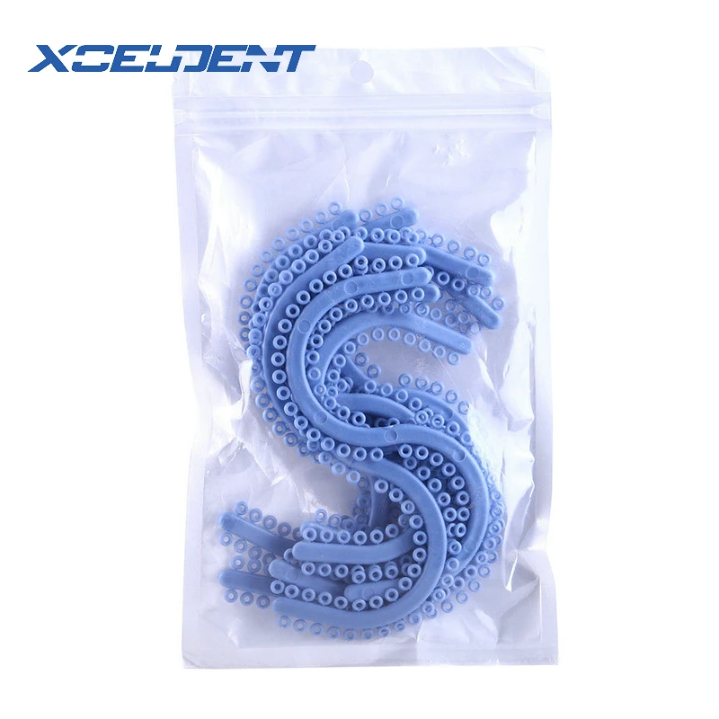 

1Pack Dental Rubber Orthodontic Braces Separate Ligature Ties Blue Color S-type 700pcs Dental Tools FDA Passed