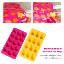 Многофункциональная силиконовая Силиконовая для кубиков льда кубик льда абразивная трава ананас Коко Пингвин бытовой силиконовый пресс-форма коробка для льда