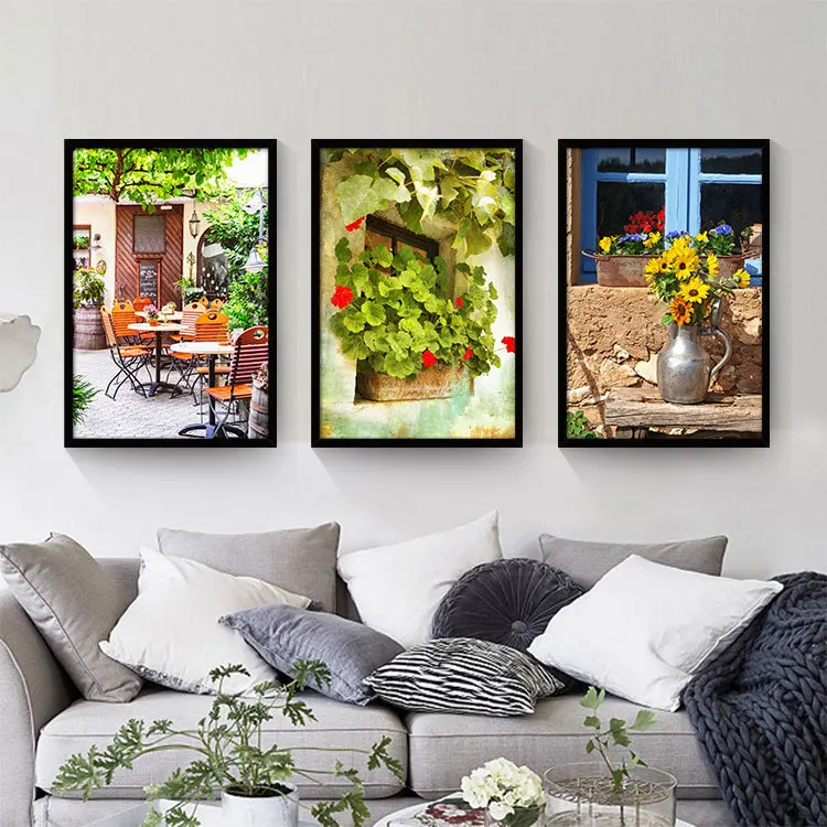 

Mediterranean Style Nordic Travel Landscape Wall Art Canvas Poster Print Painting Scandinavian Decorative Picture Living Room