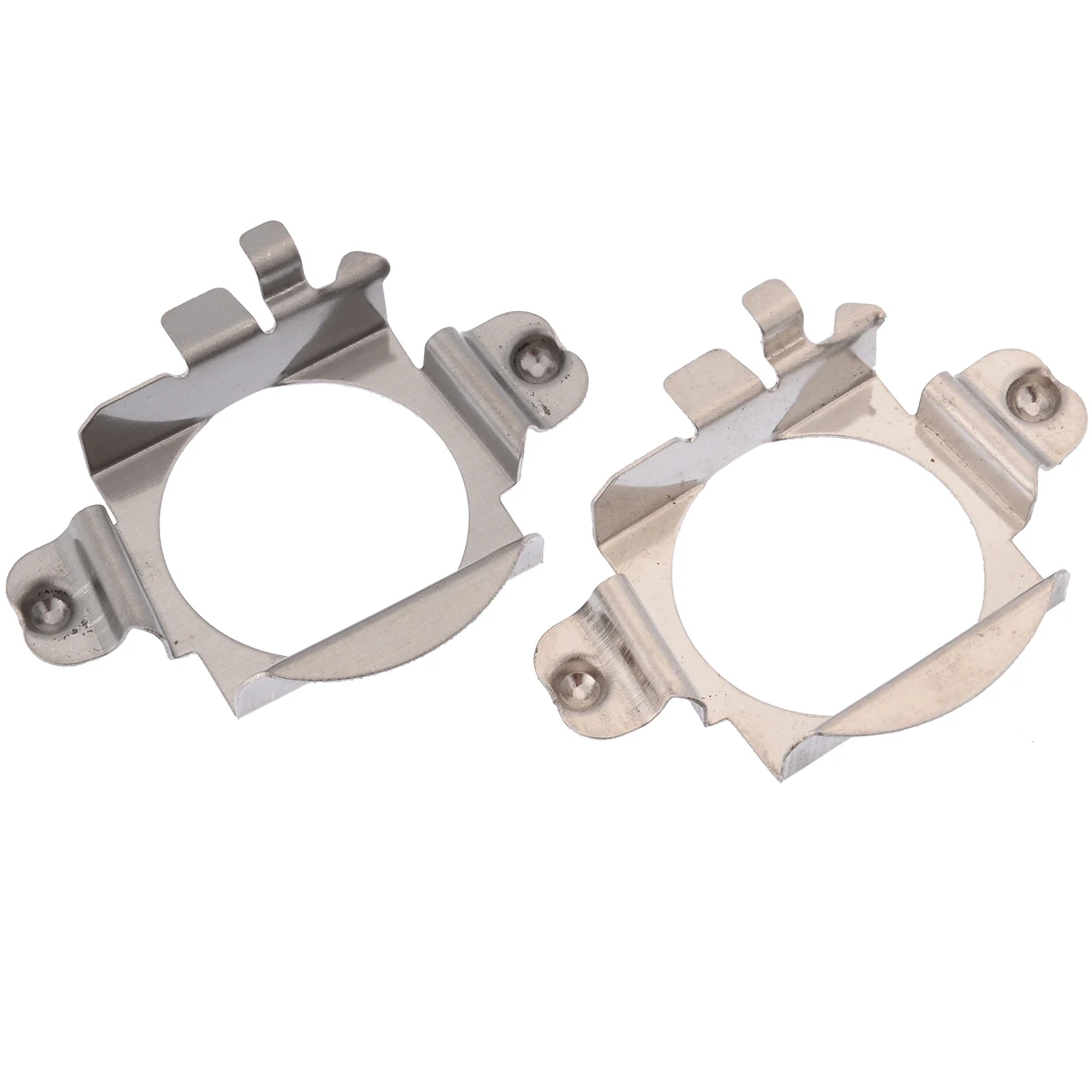 

Mayitr 2pcs H7 LED Headlight Adapter Stainless Steel H7 Headlamp Bulb Retainer Holder for Car Light Base