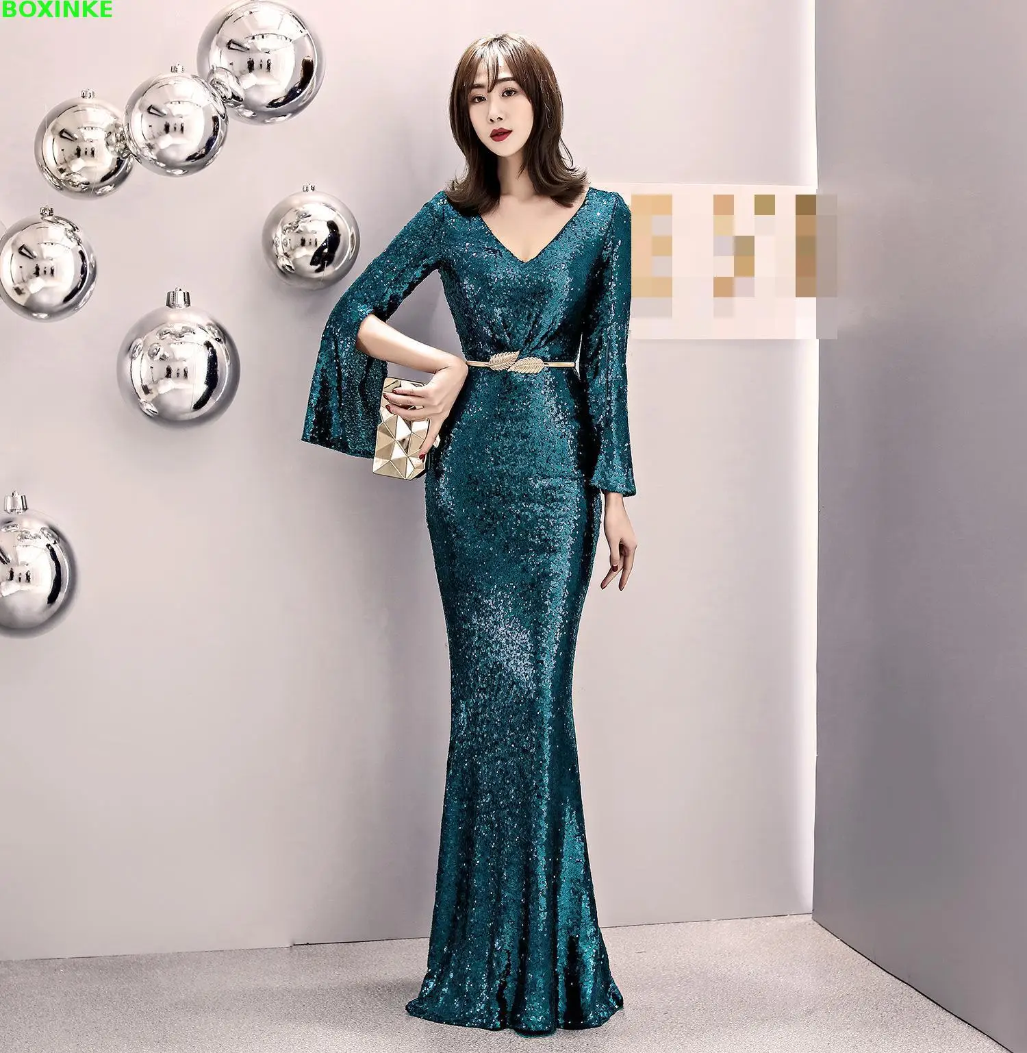 

Real Plus Size Dress Zanzea Vestido Longo Ukraine Elegant And Host Of The 2019 Cuff Banquet Sexy Night Club Long Fishtail