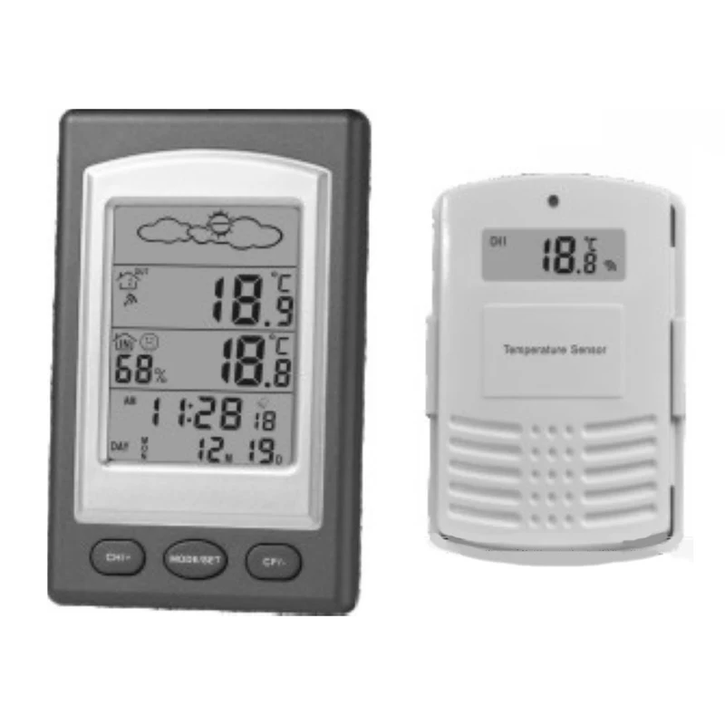 

Digital Wireless Thermometer Humidity Indoor Outdoor Thermo-Hygrometer Meter Rain Gauges For Household Measurement Tool