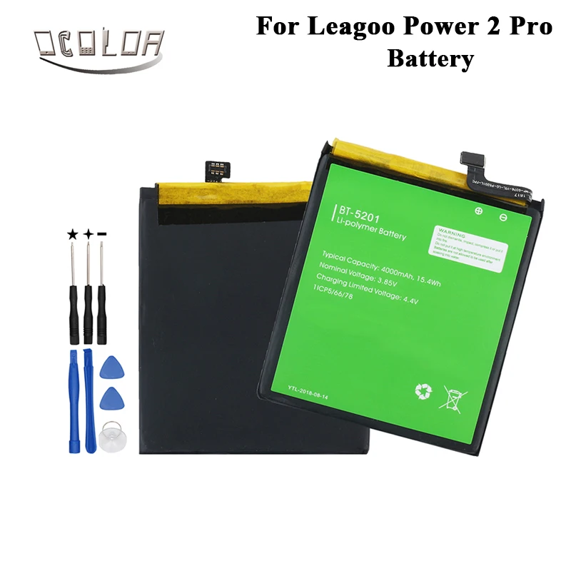 Ocolor для Leagoo power 2 Pro батарея 4000 мАч сменный аксессуар мобильного телефона