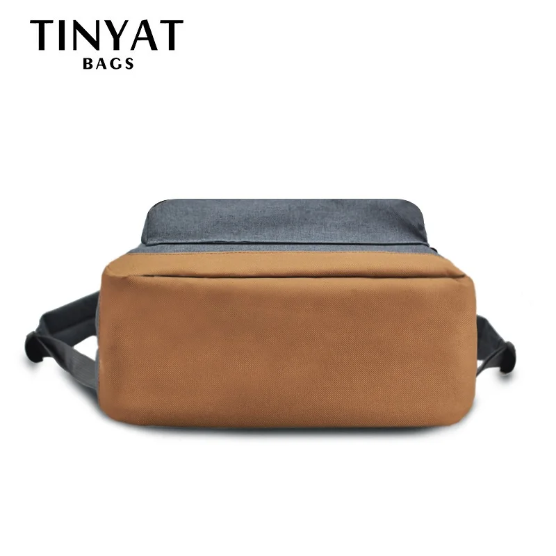 TINYAT hombres 15 pulgadas portátil mochilas para computadora hombre mochilas de ocio para Adolescente de hombro Mochila gris TINYAT hombres 15 pulgadas portátil mochilas para computadora hombre mochilas de ocio para Adolescente de hombro Mochila gris