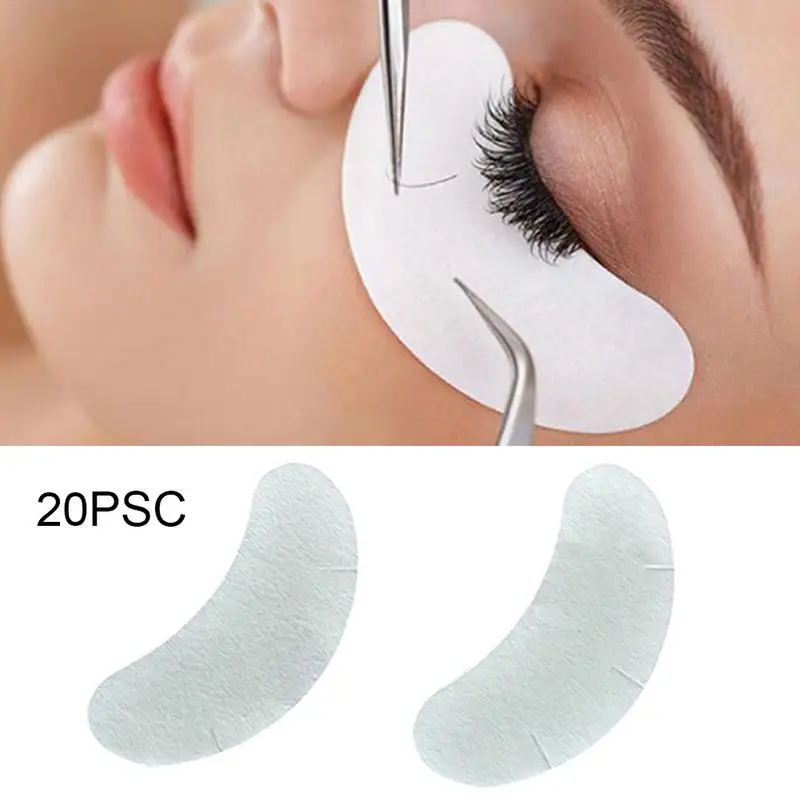 

10Pairs/20Pcs Patches For Eyelash Extension Under Eye Pads Paper Patches Lint Free Stickers For False Eyelashes Eye Tips Sticker
